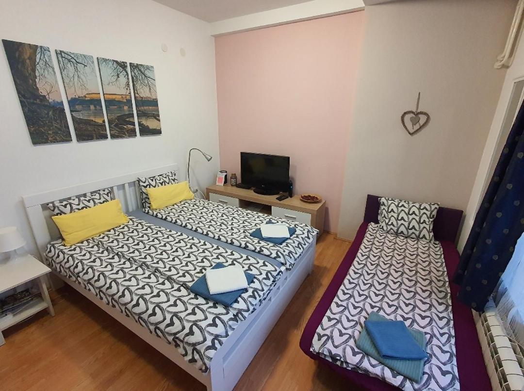 Studio Apartman Ld U Strogom Centru Novi Sad Buitenkant foto